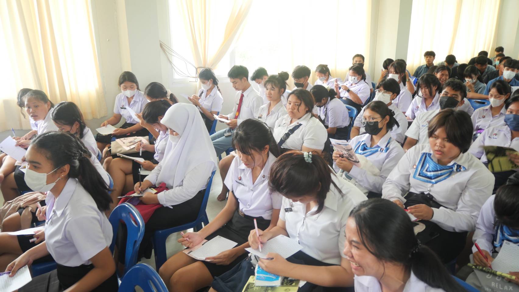 โครงการเตรียมความพร้อมเข้าสู่สังคมผู้สูงอายุอย่างมีคุณภาพ รุ่นที่ 4 (จำนวน 220 คน) ประปีงบประมาณ 2566 ณ วิทยาลัยเทคนิคพัทยา จังหวัดชลบุรี