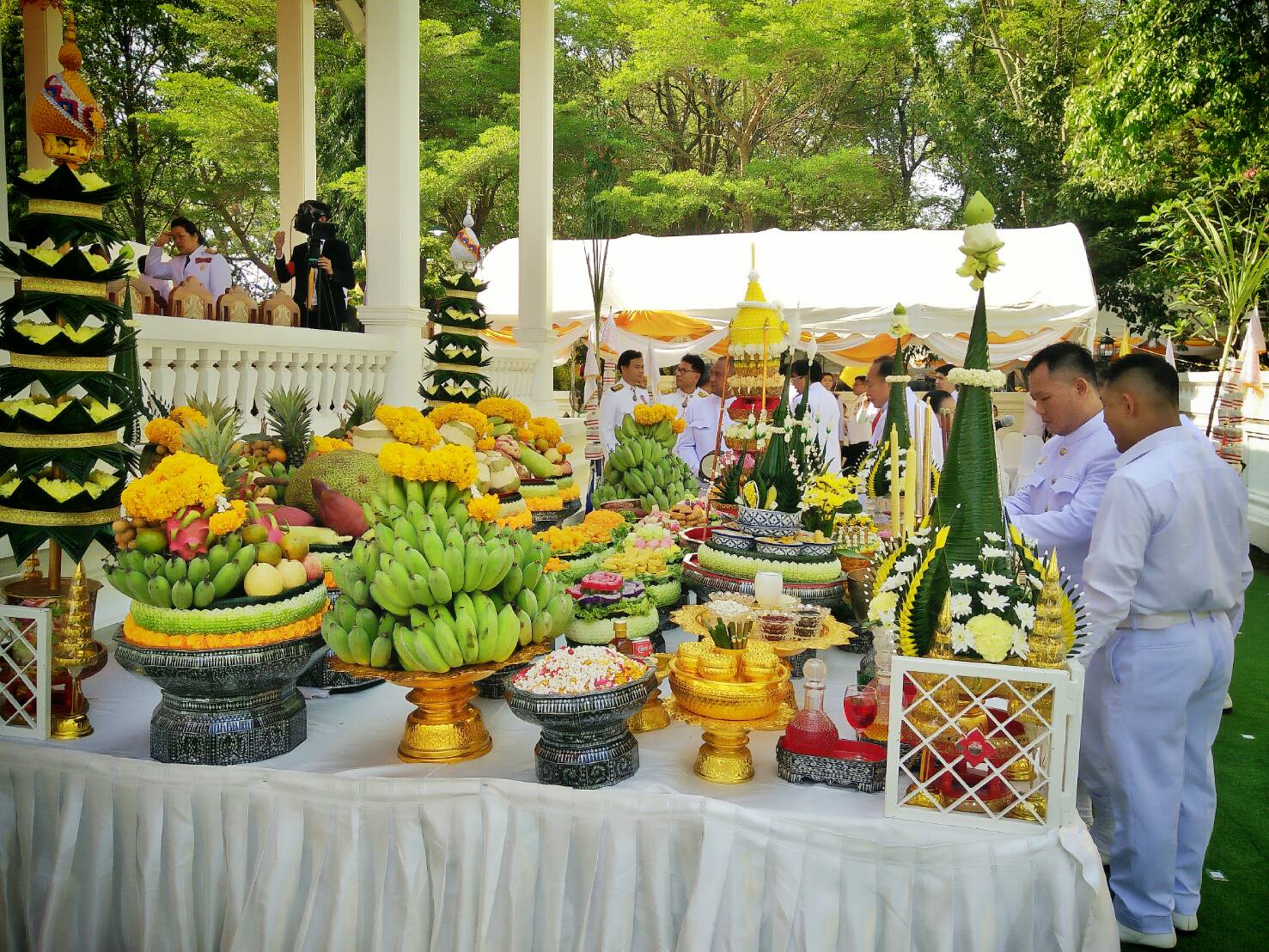 พิธีเสกน้ำอภิเษกในพระราชพิธีบรมราชาภิเษก