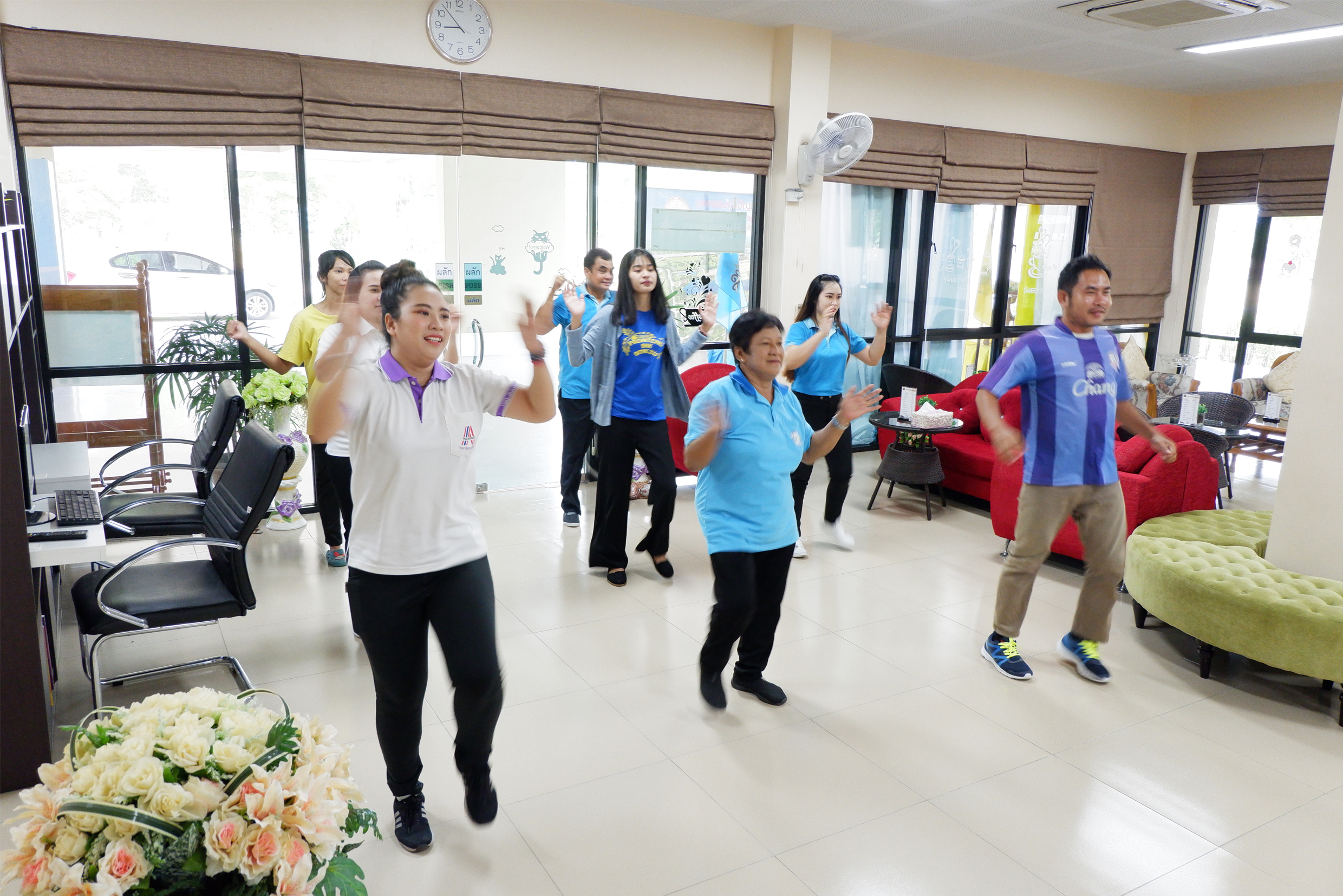 กิจกรรมออกกำลังกายยามเช้า