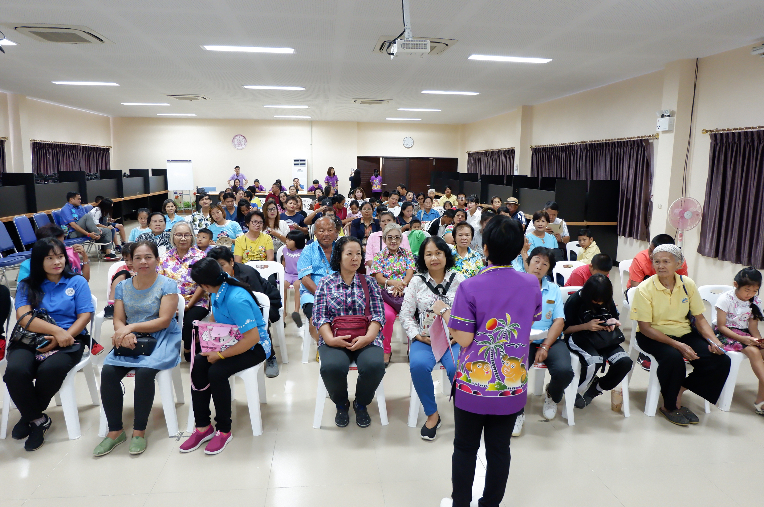 โครงการจัดกิจกรรมศูนย์พัฒนาครอบครัวในชุมชน ประจำปี พ.ศ.2562