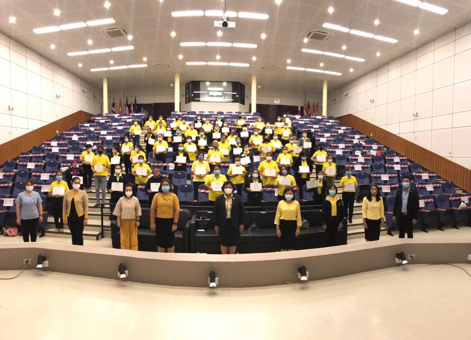 หลักสูตรการดูแลผู้สูงอายุขั้นกลาง จำนวน 70 ชั่วโมง รุ่นที่ 2