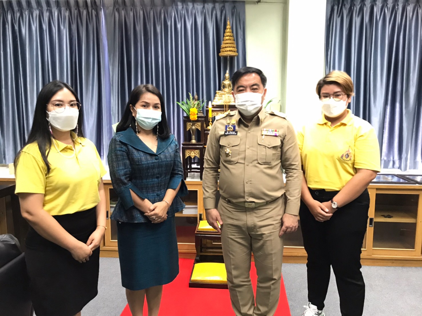 เข้าร่วมแสดงความยินดีพร้อมปรึกษาหารือรองผู้ว่าราชการจังหวัดชลบุรีเพื่อวางแผนงานการขับเคลื่อนศูนย์สร้างสุขผู้สูงอายุ (Anti Ageing Activity)