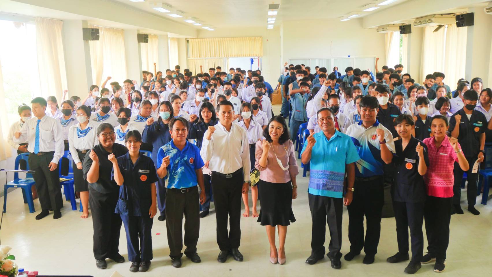 โครงการเตรียมความพร้อมเข้าสู่สังคมผู้สูงอายุอย่างมีคุณภาพ รุ่นที่ 4 (จำนวน 220 คน) ประปีงบประมาณ 2566 ณ วิทยาลัยเทคนิคพัทยา จังหวัดชลบุรี