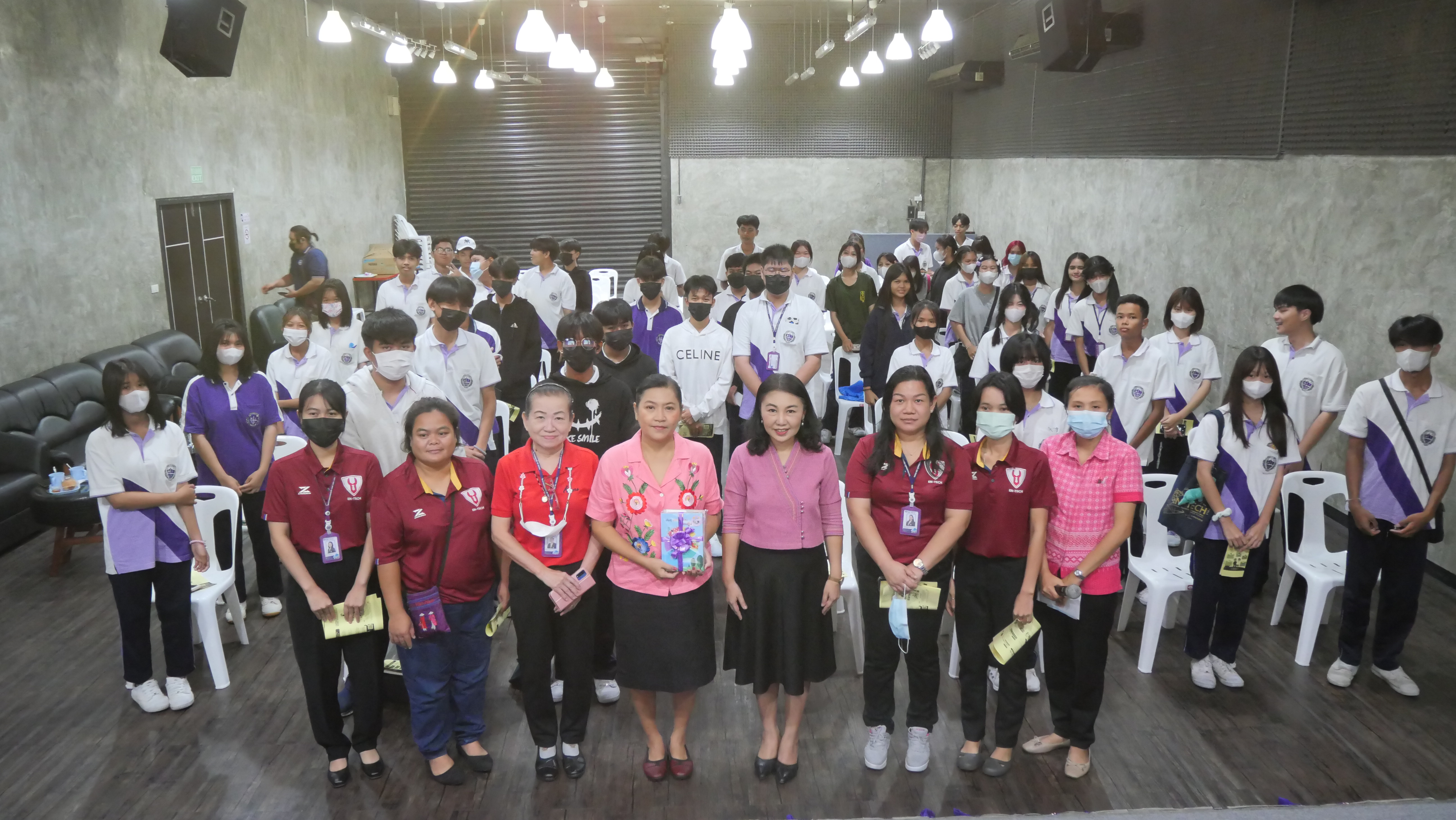 โครงการเตรียมความพร้อมเข้าสู่สังคมผู้สูงอายุอย่างมีคุณภาพ รุ่นที่ 5 (จำนวน 102 คน)ประจำปีงบประมาณ 2566 ณ วิทยาลัยเทคโนโลยีวิศวกรรมแหลมฉบัง (EN-TECH)