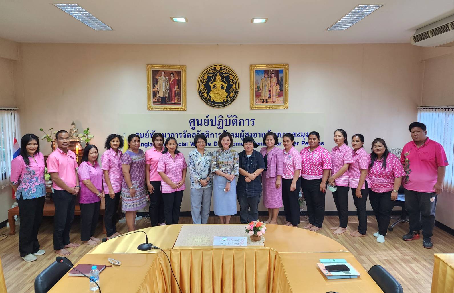 อบรมโครงการ Art care ศิลปะบนฝาผลัง