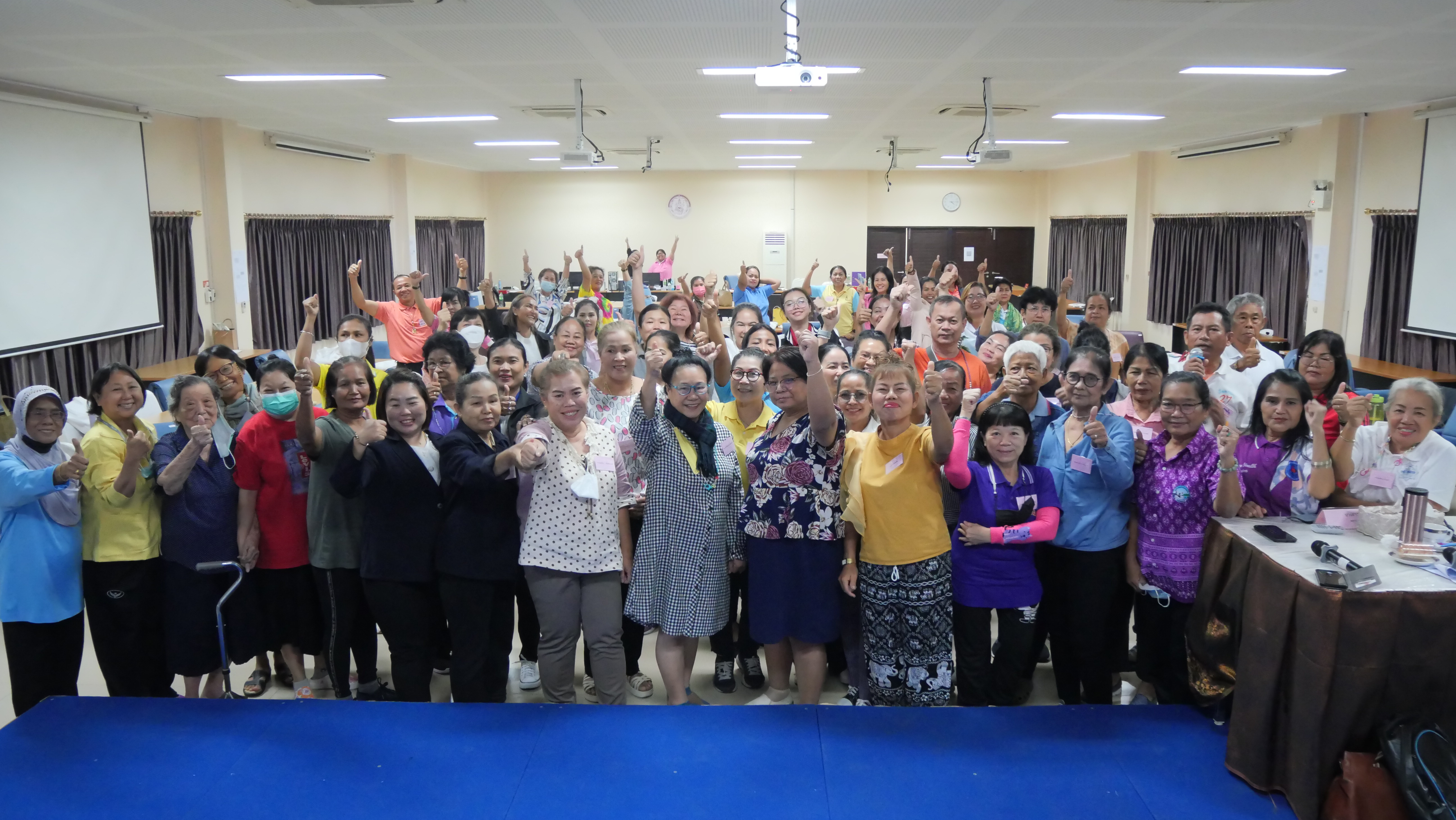 หลักสูตรการดูแลผู้สูงอายุ ขั้นกลาง จำนวน 70 ชั่วโมง (อบรมวันที่ 3)