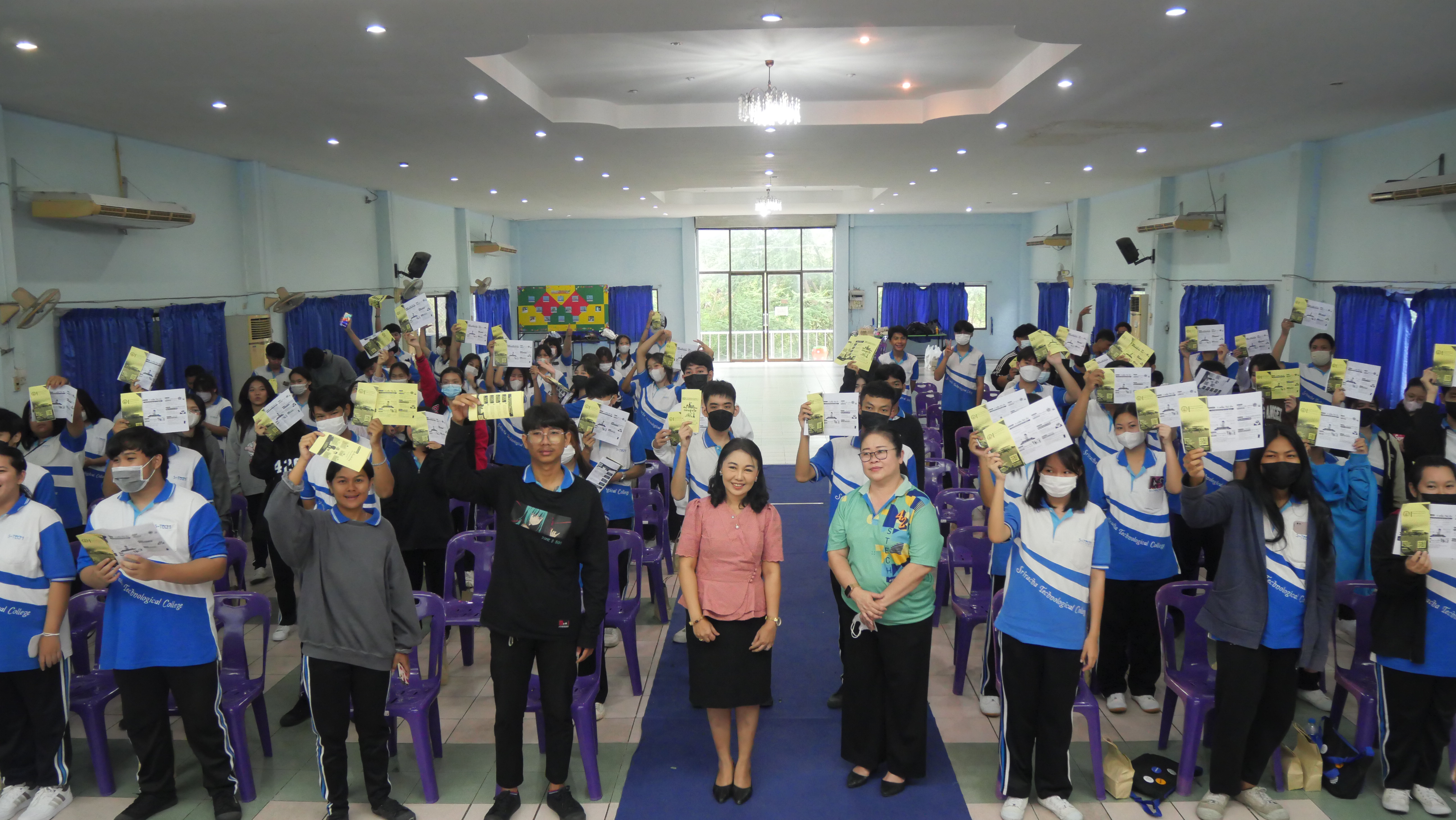 โครงการเตรียมความพร้อมเข้าสู่สังคมผู้สูงอายุอย่างมีคุณภาพ รุ่นที่ 6 (จำนวน 140 คน)ประจำปีงบประมาณ 2566 ณ วิทยาลัยเทคโนโลยีศรีราชา